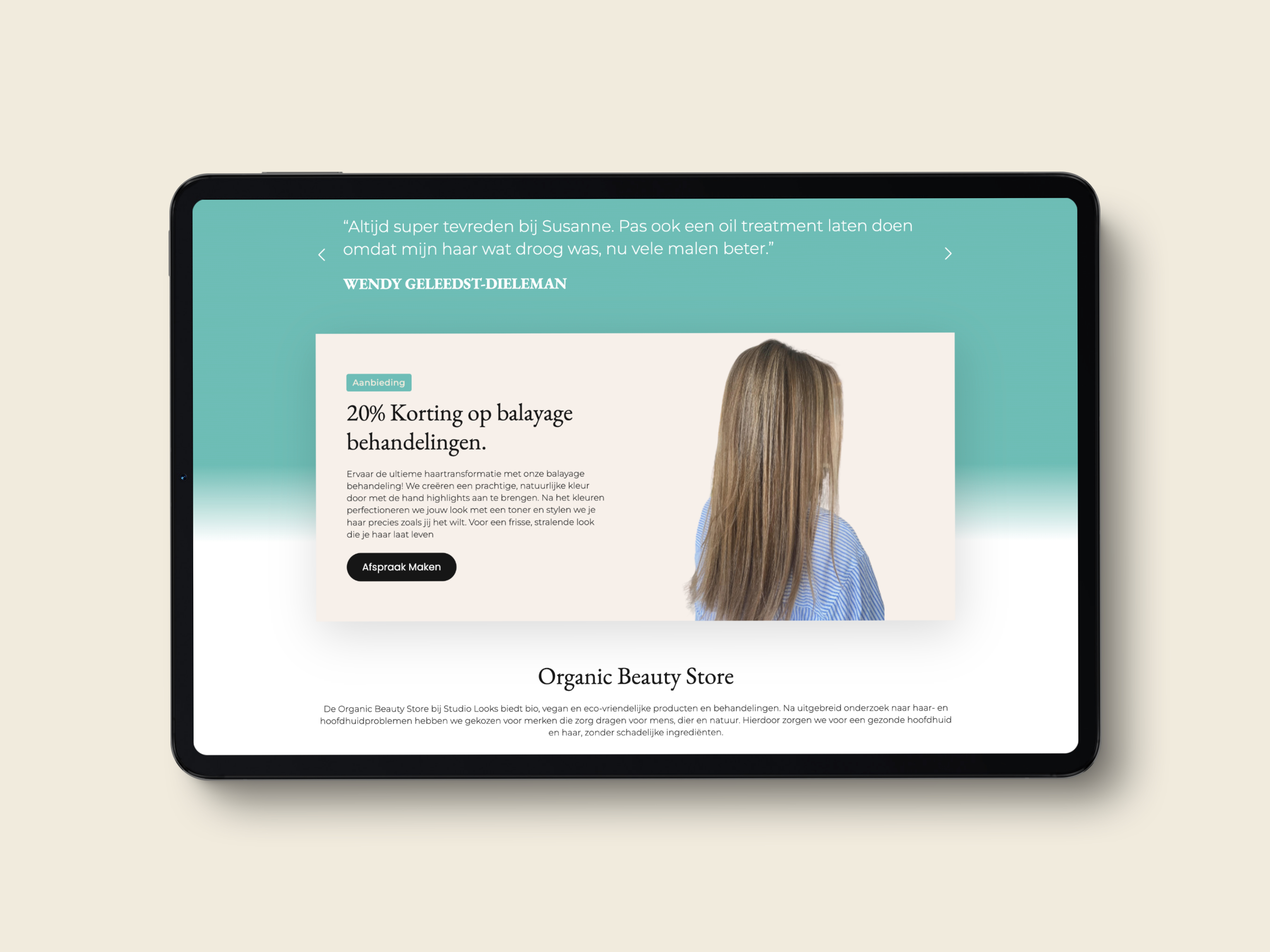 Studio Looks Zeeland Website